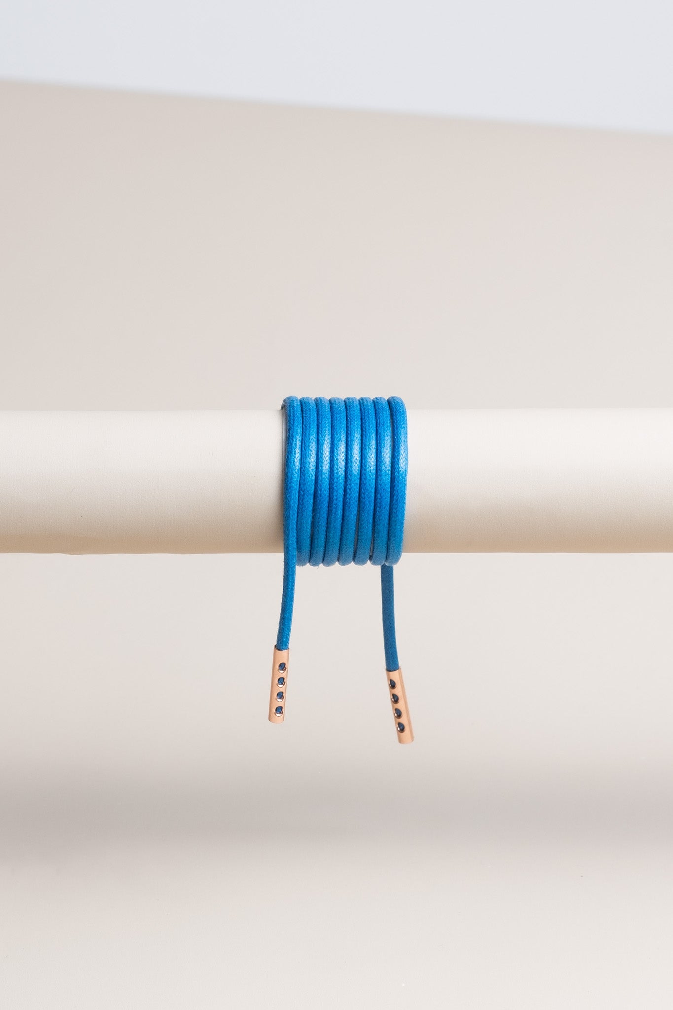 Yale Blue - Round Waxed Shoelaces | Senkels