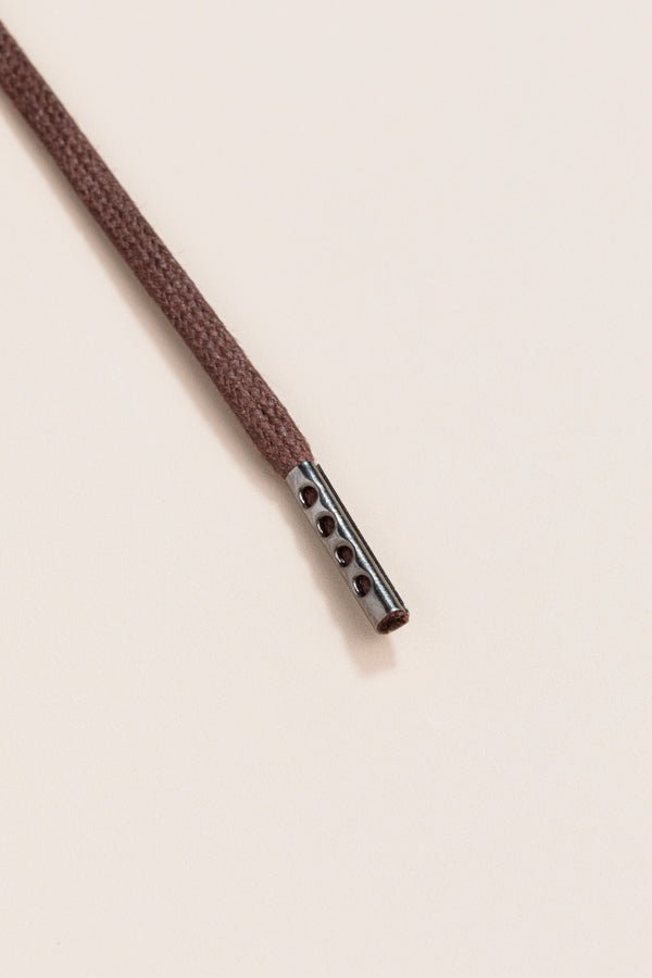 Chocolate Brown - Round Waxed Shoelaces | Senkels