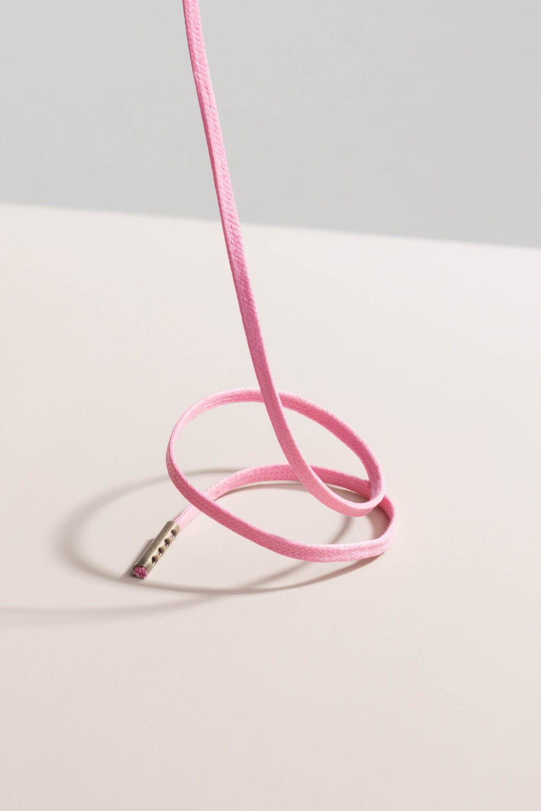 Flamingo Pink - 3mm Flat Waxed Shoelaces