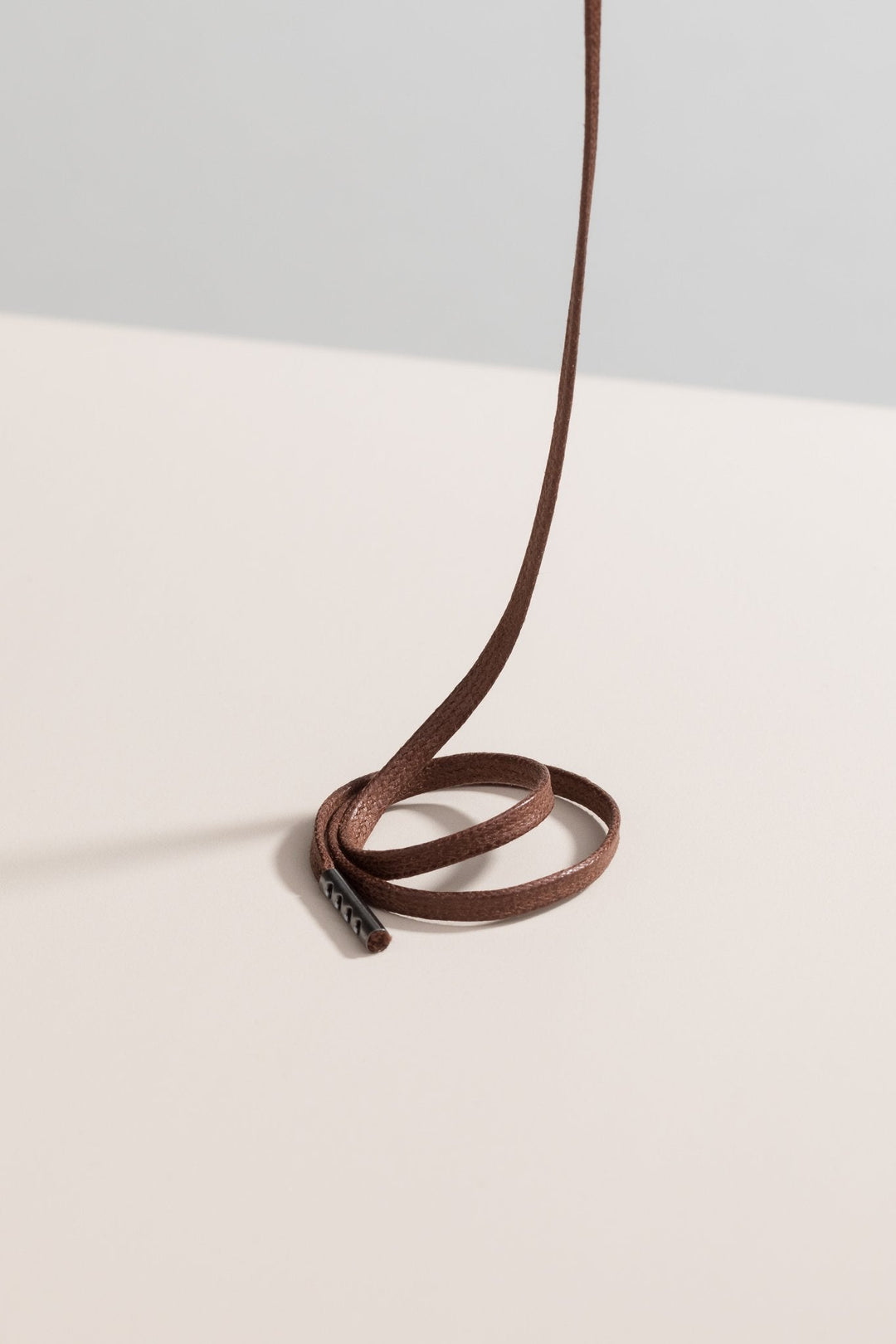 Medium Brown - 3mm Flat Waxed Shoelaces