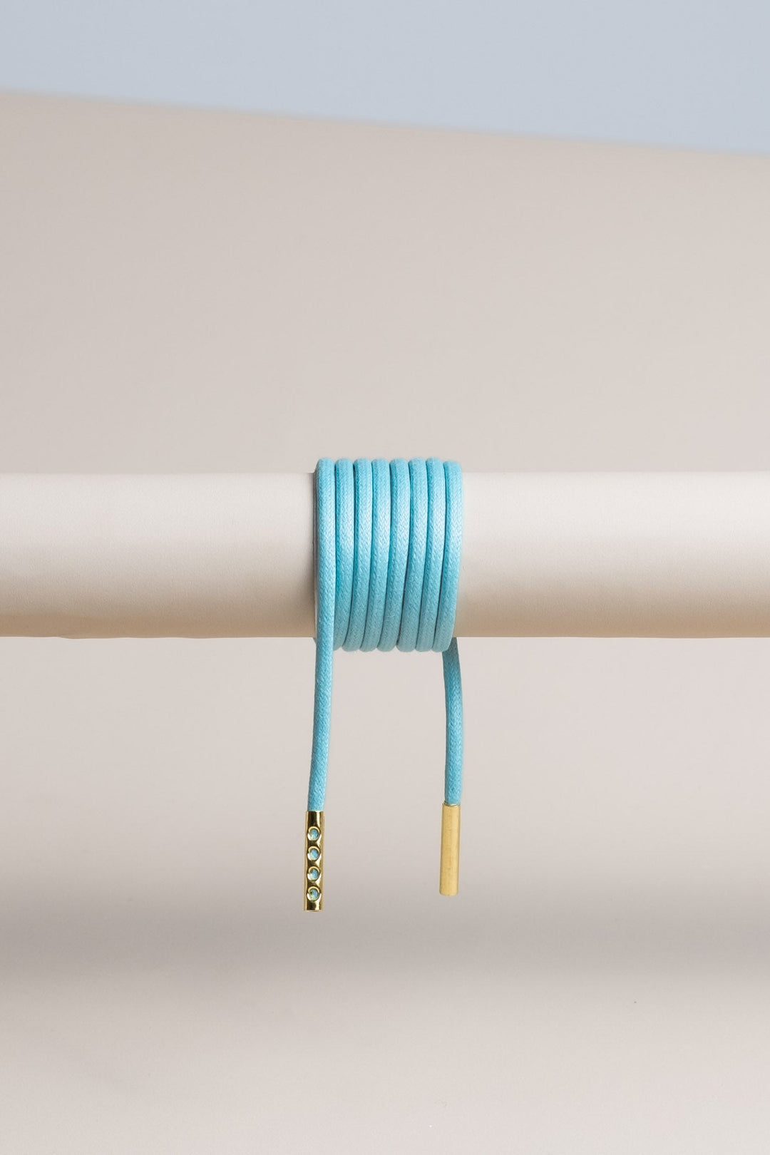 Pastel Blue - Round Waxed Shoelaces | Senkels